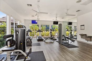 Fitness Center With Updated Equipment at The Arbor Walk Apartments, Tampa